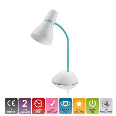 ﻿﻿Đèn bàn Philips 71567 Green